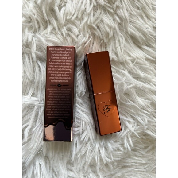 New TOO FACED Chocolate Lava Cocoa Bold Em Power Cream Lipstick - Picture 2 of 3